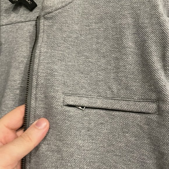 Banana Republic - Grey Zip Jacket - L - Picture 4 of 7
